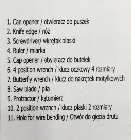 Card multifunctional de supravietuire cu 11 functii [6]