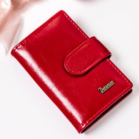 Portchei piele naturala Peterson, PCH382, Rosu [1]