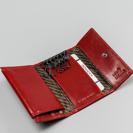 Portchei piele naturala Rovicky, PCH515, Rosu [2]