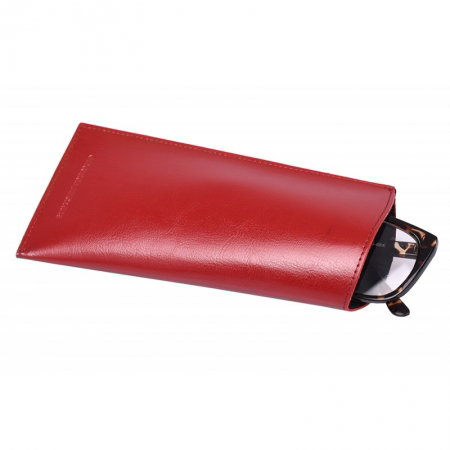 Portochelari (etui) piele naturala Rosu - POC02 [1]