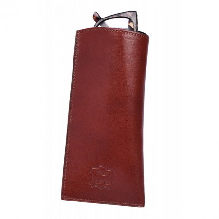 Toc ochelari (etui) sau husa telefon piele naturala Rosu - POC03 [3]