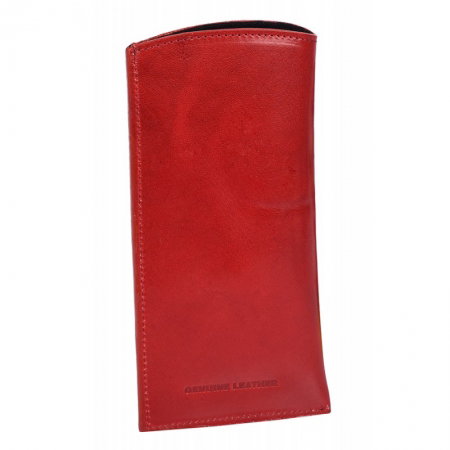 Toc ochelari (etui) sau husa telefon piele naturala Rosu - POC03 [2]