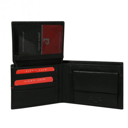 Portofel barbati + curea (set piele naturala) Pierre Cardin PORM88 Negru [3]