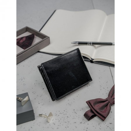 Portofel barbati + curea (set piele naturala) Pierre Cardin PORT401 cu protectie RFID [7]