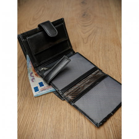 Portofel barbati, Pierre Andreus, PORMG100, Negru, piele naturala, cu RFID [11]