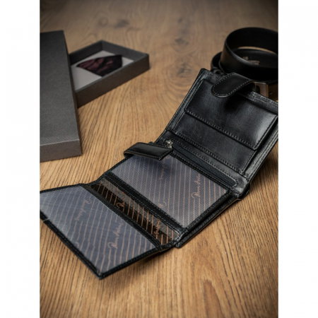 Portofel barbati, Pierre Andreus, PORMG100, Negru, piele naturala, cu RFID [14]