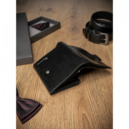 Portofel barbati, Pierre Andreus, PORM105, Negru, piele naturala, cu RFID [4]