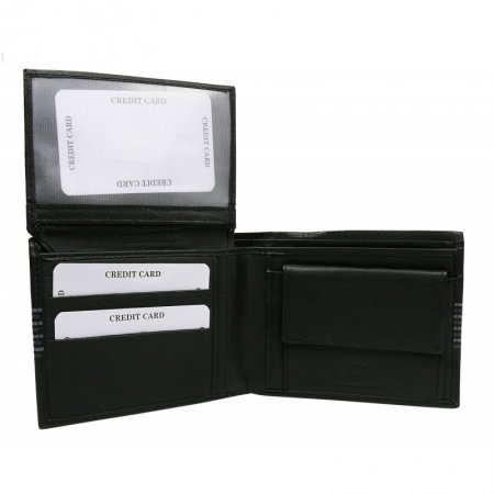 Portofel barbati din piele naturala Bespecial PORM558 Negru [1]