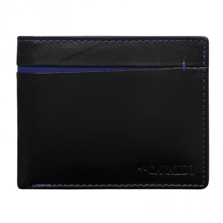 Portofel barbati din piele naturala Cavaldi PORM589 Negru [0]