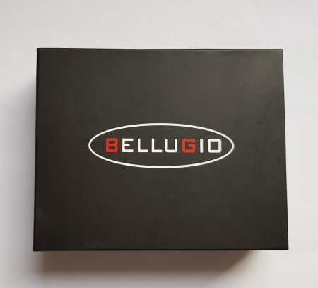 Portofel barbati din piele naturala cu dunguta albastra Bellugio PORMZ006 [5]