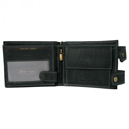Portofel barbati din piele naturala cu lant detasabil Wild PORMZ004 [2]