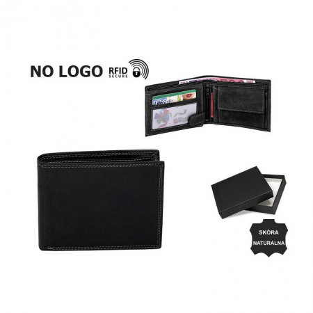 Portofel barbati din piele naturala cu protectie RFID BeSpecial PORM608 Negru [2]