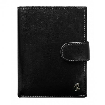 Portofel barbati din piele naturala cu protectie RFID Rovicky PORM579 Negru [0]