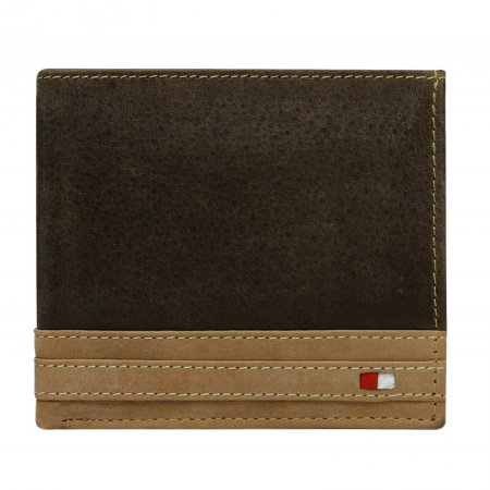 Portofel barbati din piele naturala cu protectie RFID Wild PORM576 Maron [0]