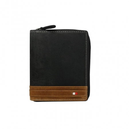 Portofel barbati din piele naturala cu protectie RFID Wild PORM588 Negru [0]