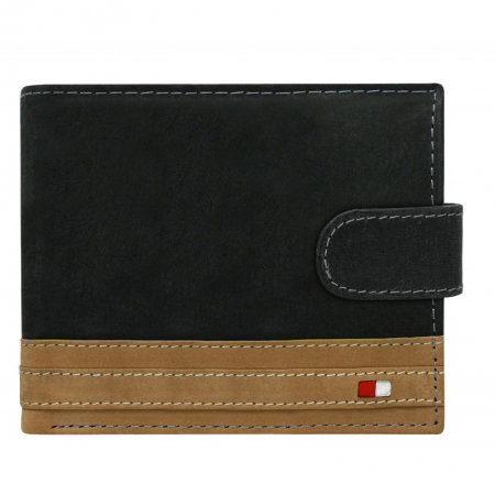 Portofel barbati din piele naturala cu protectie RFID Wild PORM603 Negru [0]