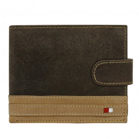 Portofel barbati din piele naturala cu protectie RFID Wild PORM604 Maron [0]