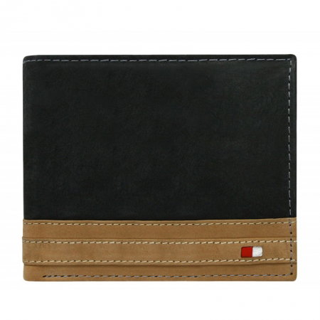 Portofel barbati din piele naturala cu protectie RFID Wild PORM611 Negru [0]