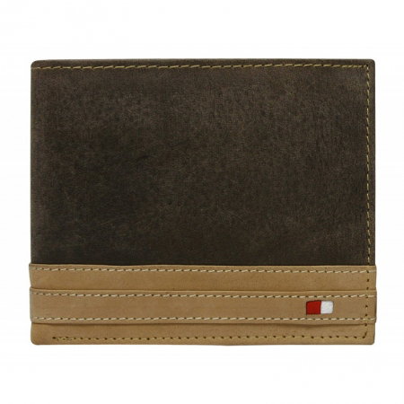 Portofel barbati din piele naturala cu protectie RFID Wild PORM612 Maron [0]