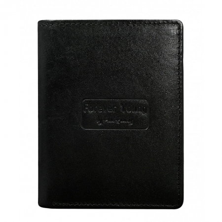 Portofel barbati din piele naturala Forever Young PORM585 Negru [0]