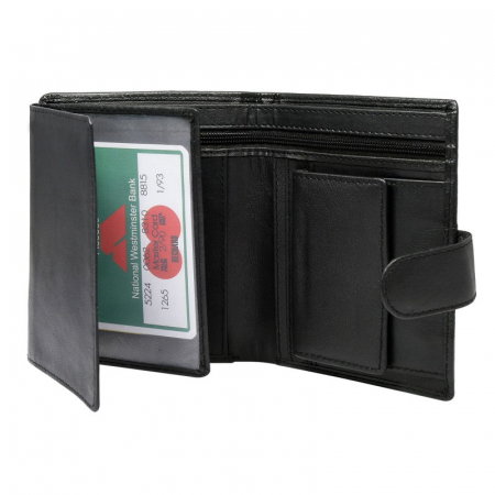 Portofel barbati din piele naturala PORMG029 Negru [1]