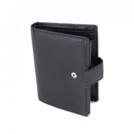 Portofel barbati din piele naturala PORMG057 Negru, cu RFID [2]