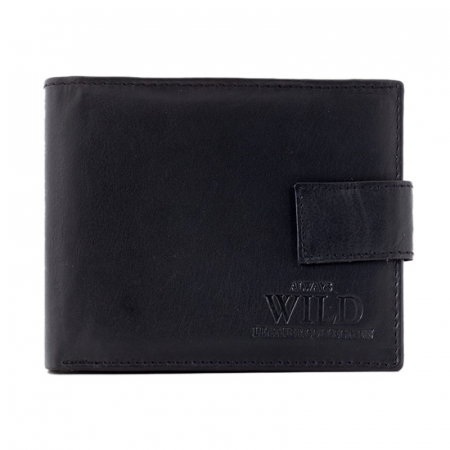 Portofel barbati din piele naturala PORMG058 Negru, cu RFID [6]