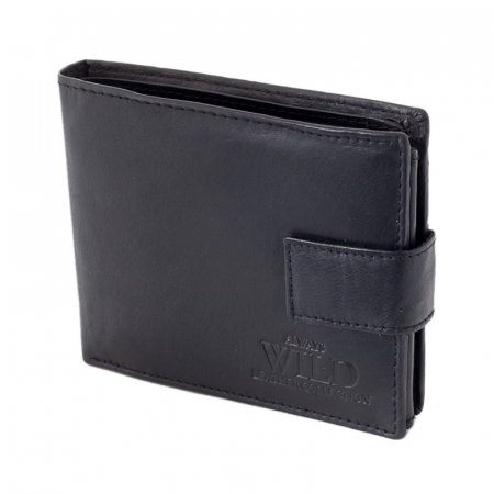 Portofel barbati din piele naturala PORMG058 Negru, cu RFID [0]