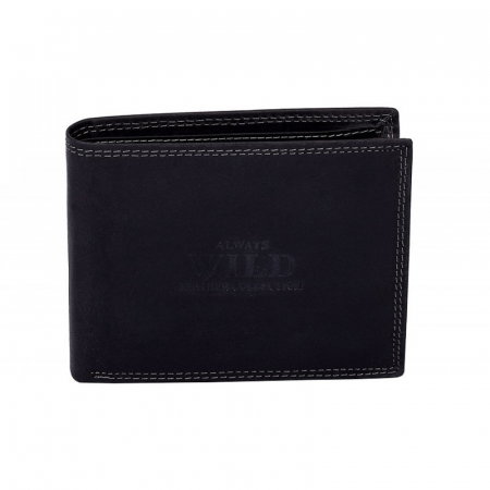 Portofel barbati din piele naturala PORMG059 Negru, cu RFID [0]