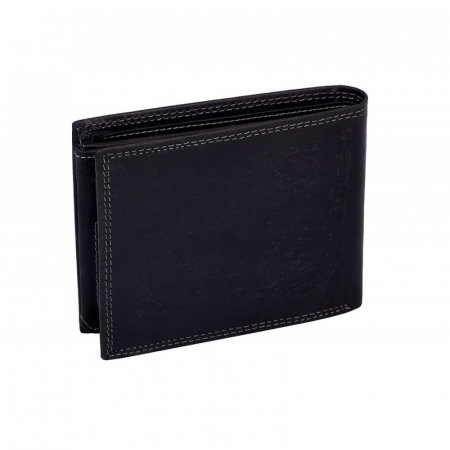 Portofel barbati din piele naturala PORMG059 Negru, cu RFID [2]