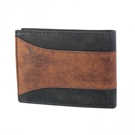 Portofel barbati din piele naturala Wild PORM560 Maron [3]
