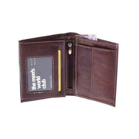 Portofel barbati din piele naturala Wild PORM561 Maron [3]