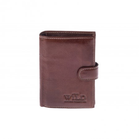 Portofel barbati din piele naturala Wild PORM563 Maron [0]