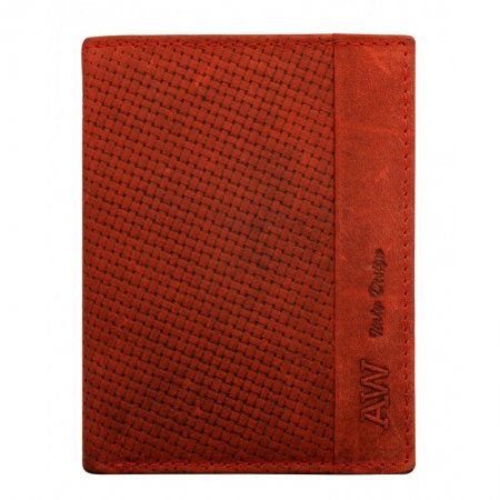 Portofel barbati din piele naturala Wild PORM582 Rosu [0]