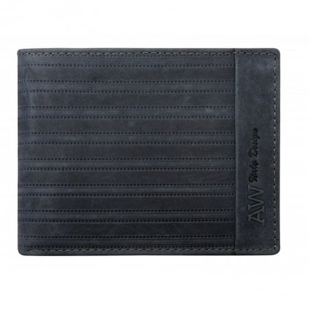 Portofel barbati din piele naturala Wild PORM595 Albastru [0]