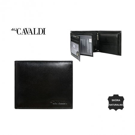 Portofel barbati piele naturala Cavaldi PORM200 Negru [2]