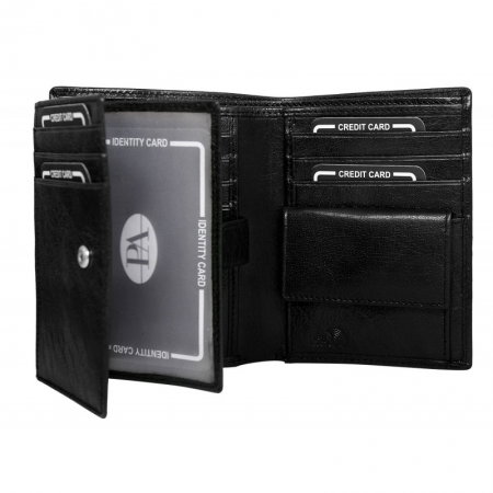 Portofel barbati piele naturala Pierre Andreus PORM70 Negru [1]