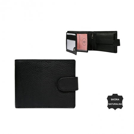 Portofel barbati piele naturala  PORM81 Negru [2]