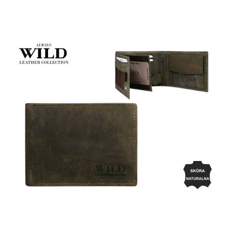 Portofel barbati piele naturala Wild PORM53 Maron [2]