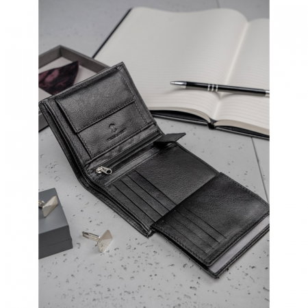 Portofel barbati piele naturala PORMG020 Negru [10]