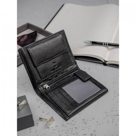 Portofel barbati piele naturala PORMG020 Negru [8]