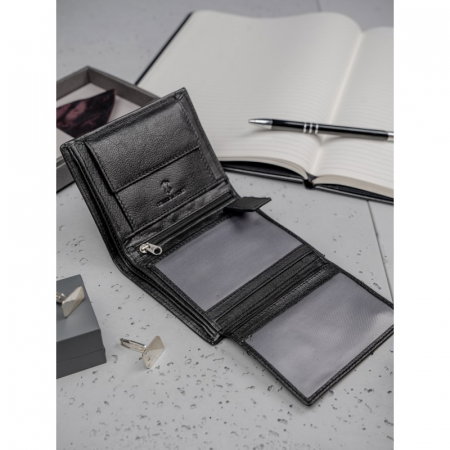 Portofel barbati piele naturala PORMG020 Negru [9]