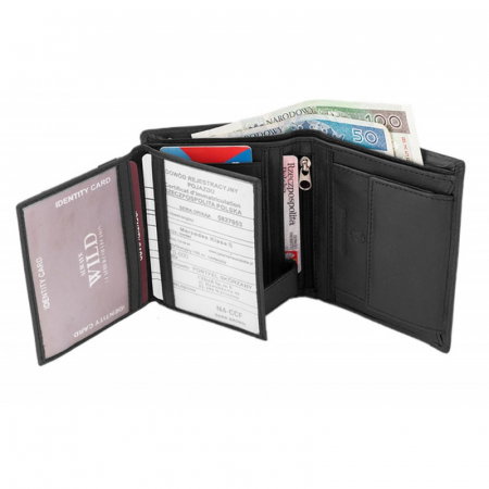 Portofel barbati piele naturala PORMG020 Negru [1]
