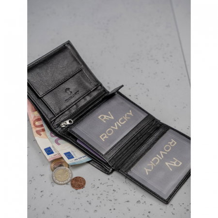 Portofel barbati piele naturala PORMG020 Negru [12]