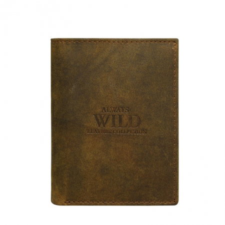 Portofel barbati piele naturala Wild PORM64 Maron [0]
