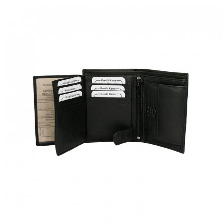 Portofel barbati, PORMG017, piele naturala, Negru, cu RFID [4]
