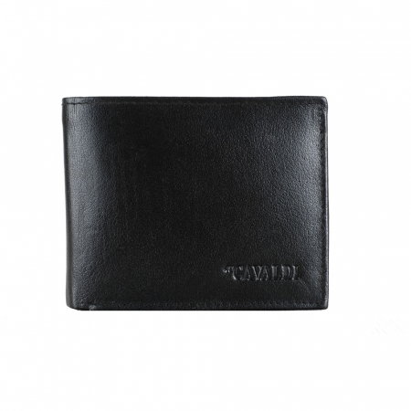 Portofel barbati, PORMG021, piele naturala, Negru, cu RFID [0]