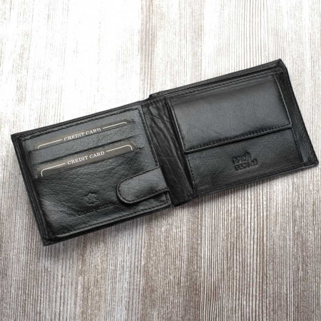 Portofel barbati, PORMG021, piele naturala, Negru, cu RFID [4]