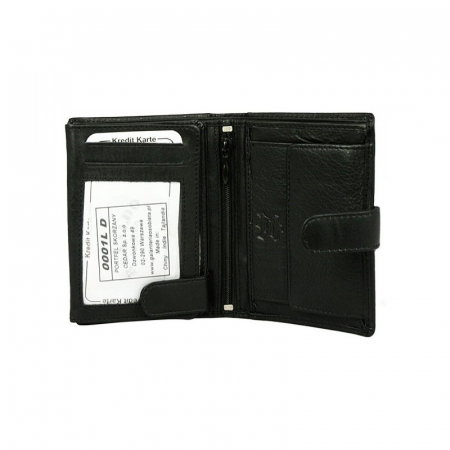 Portofel barbati, PORMG019, piele naturala, Negru, cu RFID [4]