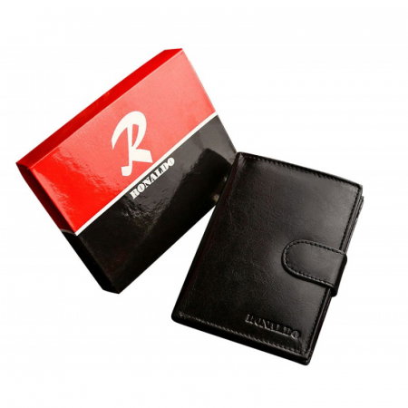 Portofel barbati, PORMG036, piele naturala, Negru, cu RFID [4]